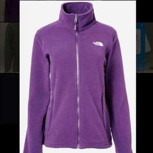 Purple North Face Fleece Jacket